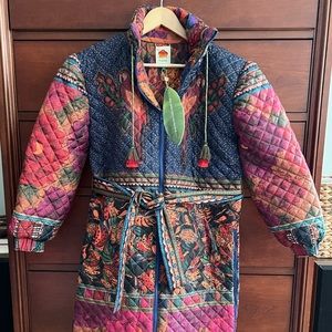 NWT FARM Rio quilted parka